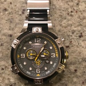 Sold! * Men’s Stainless Steel Stuhrling Watch